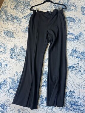 Theory Black Tailored Flare Pants - Classic Flare